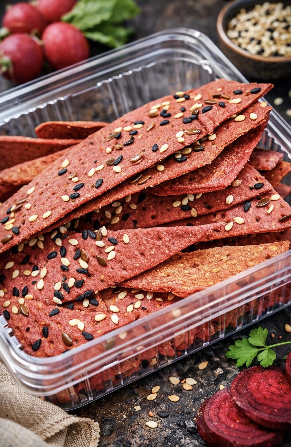 Beetroot lavash