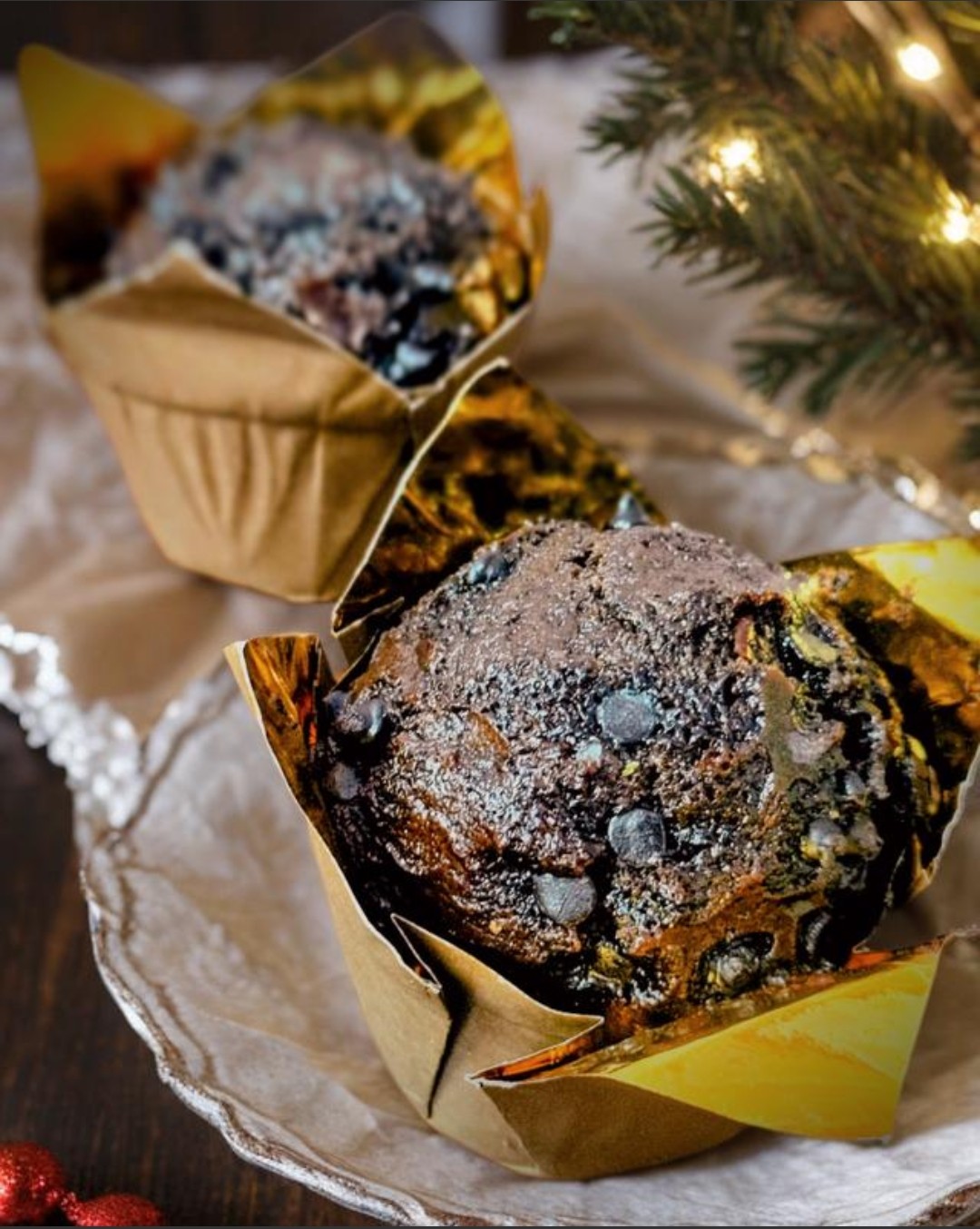 Choco chip muffins